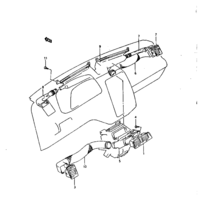 Engine Chevrolet Vitara SE416, -2, -3 HEATING CIRCUIT