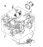 Engine Chevrolet Vitara SE416, -2, -3 HEATER