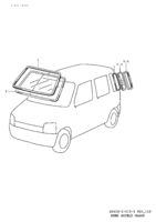 Body Chevrolet WagonR+ SR410-2 WINDSHIELD GLASS