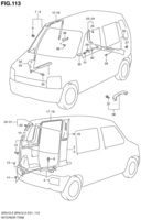 Body Suzuki WagonR+ SR412-2 INTERIOR TRIM