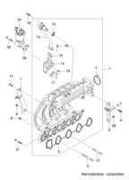 ENGINE [INTAKE MANIFOLD] Chevrolet MATIZ + SPARK (M100) [EUR] INTAKE MANIFOLD  (1526)