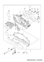 EQUIPEMENTS ELECTRIQUES [INSTRUMENT] Chevrolet Matiz + Spark (M100) [GEN] TABLEAU DE BORD  (5220)