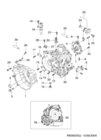 EMBRAYAGE&BOITE-PONT [BOITE-PONT AUTO(JATCO)] Chevrolet MATIZ + SPARK (M100) [EUR] PIECES RELATIVES A LA BOITE-PONT  (3623) (LH)