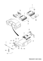 EQUIPEMENTS ELECTRIQUES [PIECES ELECTRIQUES] Chevrolet MATIZ + SPARK (M100) [EUR] SYSTEME AUDIO  (5430)