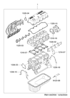 MOTOR [MOTOR COMÚN] Chevrolet MATIZ + SPARK (M100) [EUR] KIT DE JUNTAS(1,0)  (1146)