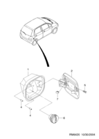 BODY&EXTERIOR [SIDE&REAR BODY] Chevrolet Matiz + Spark (M100) [GEN] FUEL FILLER LOCKING  (6420)