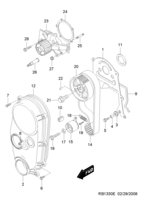 ENGINE [CYLINDER HEAD] Chevrolet Damas/Labo (B150/B175) [GEN] TIMING BELT  (1330)