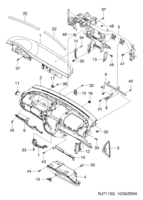 INTERIOR [INSTRUMENT PANEL&CONSOLE] Chevrolet Lacetti + Optra (J200) [GEN] INSTRUMENT PANEL IV  (7113)