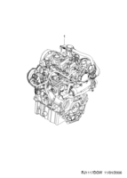ENGINE [ENGINE COMMON] Chevrolet Lacetti + Optra (J200) [GEN] ENGINE UNIT(DIESEL)  (1117)