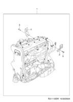 ENGINE [ENGINE COMMON] Chevrolet LACETTI + NUBIRA + OPTRA (J200) [EUR] ENGINE UNIT(FAM II DOHC)  (1113)