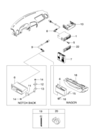 ELECTRICAL EQUIPMENTS [ELECTRICAL PARTS] Chevrolet NUBIRA (J100) [EUR] AUDIO SYSTEM  (5430)