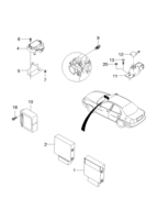 FUEL&ENGINE CONTROL [EMISSION] Chevrolet Nubira (J100) [GEN] EMISSION MODULE  (2510) (LH)