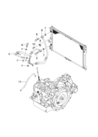 FUEL&ENGINE CONTROL [FUEL&COOLING SYSTEM] Chevrolet Nubira (J100) [GEN] OIL COOLER PIPE(ZF A/T)  (2241)