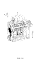 ENGINE [ENGINE COMMON] Chevrolet NUBIRA (J100) [EUR] ENGINE UNIT(FAM I DOHC)  (1111)