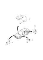 ELECTRICAL EQUIPMENTS [ELECTRICAL PARTS] Chevrolet Nubira (J150) [GEN] CAR ALARM&ANTI-THEFT SYSTEM  (5440)