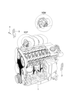 ENGINE [ENGINE COMMON] Chevrolet Nubira (J150) [GEN] ENGINE UNIT(FAM I DOHC)  (1111)