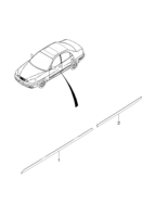BODY&EXTERIOR [MOLDING PARTS] Chevrolet NUBIRA (J150) [EUR] SIDE BODY MOLDING  (6610)