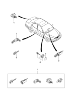 BODY&EXTERIOR [SIDE&REAR BODY] Chevrolet Nubira (J150) [GEN] CAR LOCK  (6460)