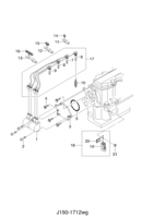 ENGINE [ENGINE ELECTRIC] Chevrolet Nubira (J150) [GEN] IGNITION CABLE(FAM II SOHC)  (1712)