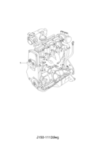 ENGINE [ENGINE COMMON] Chevrolet Nubira (J150) [GEN] ENGINE UNIT(FAM II SOHC)  (1112)
