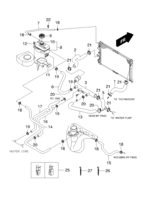 FUEL&ENGINE CONTROL [FUEL&COOLING SYSTEM] Chevrolet Nubira (J150) [GEN] RADIATOR HOSE&PIPE(FAM II DOHC)  (2233)