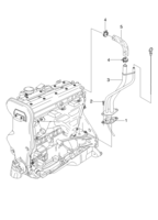 ENGINE [ENGINE BLOCK] Chevrolet Nubira (J150) [GEN] ENGINE OIL VENTILATION(FAM II)  (1241)