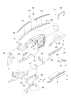 INTERIOR [PAINEL DE INSTRUMENTOS & CONSOLA] Chevrolet Nubira (J150) [GEN] PAINEL DE INSTRUMENTOS I  (7110) (LH)