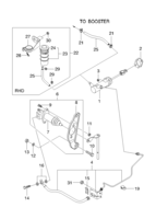 CHASSIS [PEDAL&CLUTCH SYSTEM] Chevrolet Nubira (J150) [GEN] HYDRAULIC CLUTCH  (4410)