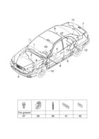 ELECTRICAL EQUIPMENTS [WIRING HARNESS] Chevrolet NUBIRA (J150) [EUR] WIRING HARNESS  (5710)