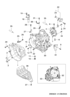 CLUTCH&TRANSAXLE [AUTO TRANSAXLE(JATCO)] Chevrolet Spark + Matiz (M200) [GEN] TRANSAXLE RELATED PARTS  (3623)