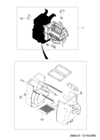 HEATER&AIR CONDITIONER [AIR CONDITIONER] Chevrolet MATIZ + SPARK (M200) [EUR] AIR CONDITIONER MODULE I  (8210)