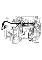 Eléctrico, generalidades [Conductos y fusibles] Saab SAAB 9000 Motor, (1988-1988)