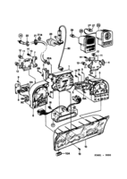 Eléctrico, generalidades [Instrumento] Saab SAAB 9000 Instrumento, (1985-1989)