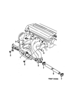 Motor [Sistema de admisión y de escape] Saab SAAB 9000 SAI - Válvula de retención, (1994-1995) , 4-CYL