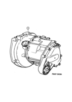 Transmission [Gear box assy] Saab SAAB 9000 Manual, (1994-1998) , M