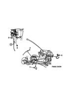 Transmission [Gear box, automatic] Saab SAAB 9000 Throttle cable, (1994-1998) , A