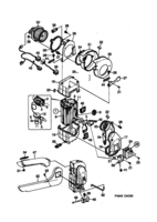 Chauffage et ventilation [Chauffage et ventilation] Saab SAAB 9000 Evaporateur AC - RAC, (1992-1993)