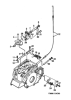 Transmission [Gear box, automatic] Saab SAAB 9000 Controls in gear box, (1990-1993) , A