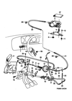 Système électrique, généralités [Autre équipement électrique] Saab SAAB 9000 Système régulation vitesse, (1994-1994)