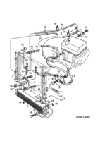 Engine [Cooling system] Saab SAAB 9000 Oil cooler - Automatic transmission, (1990-1990) , A, -L1013312,-L2009535,-L8001517
