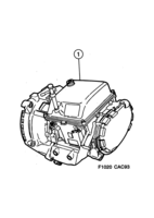 Transmission [Gear box assy] Saab SAAB 9000 Automatic, (1990-1993)