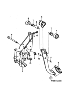 Brakes [Footbrake system] Saab SAAB 9000 Brake operation, (1990-1993) , LHD