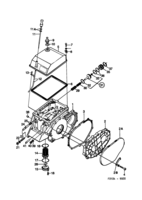 Transmission [Gear box, automatic] Saab SAAB 9000 Gear box case, cover, (1985-1989) , A