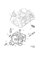 Engine [Lubrication system] Saab SAAB 9000 Oil pump - 6-cylinder, (1994-1998) , 6-CYL