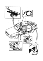 Electrical, general [Wiring and fuses] Saab SAAB 9000 Compartment, (1990-1990)