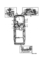 Système électrique, généralités [Conduites et fusibles] Saab SAAB 9000 Habitacle et compartiment moteur, (1993-1993) , B234
