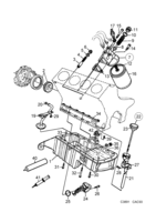 Motor [Sistema de lubricación] Saab SAAB 9000 Bomba de aceite, filtro, (1990-1993) , B202TURBO