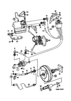 Brakes [Footbrake system] Saab SAAB 9000 Hydraulic unit ABS - Mark IV, (1993-1993)