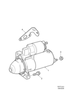 Electrical, general [Starter motor] Saab SAAB 9-3 (9400) Starter motor, (1998-2002) , DIESEL
