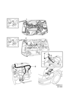 Eléctrico, generalidades [Conductos y fusibles] Saab SAAB 9-3 (9400) Motor, caja de cambios, (1999-1999)